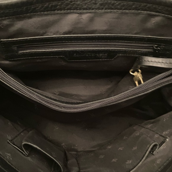 Black and White Zebra  Women's Bag by Keneth Cole genuine Leather.Vintage Y2K - Picture 9 of 12